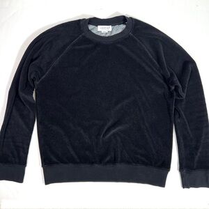 JASPER Los Angeles Sunset Crew Sweatshirt Terry Black Size Small